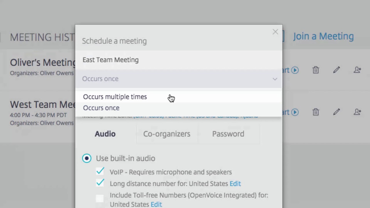 how to cancel a recurring meeting in outlook for mac